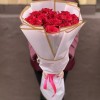 15 красных роз Ред Пантер 60 см